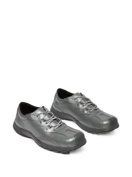 Sneakerși Dr. Martens din piele gri