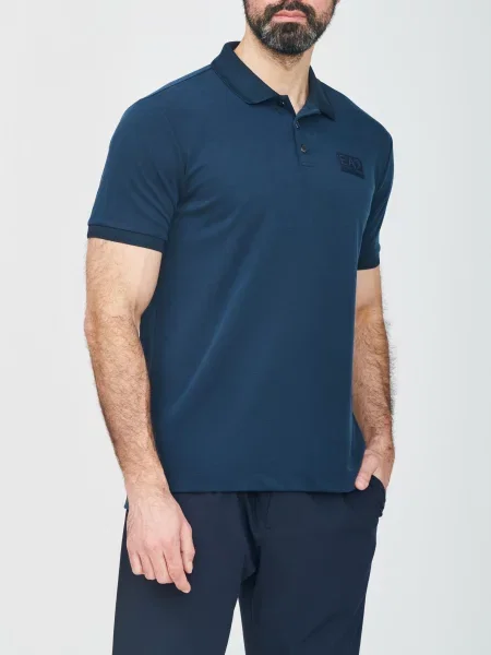 Поло Ea7 Emporio Armani синє