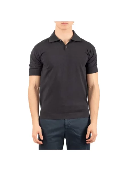 Koszulka polo Alpha Industries szara