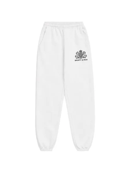 Nohavice Sporty & Rich biela