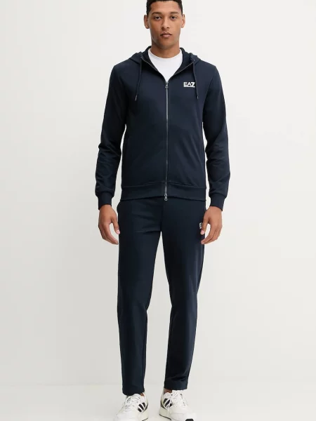Komplet dresowy Ea7 Emporio Armani niebieski