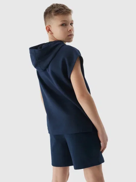 Pantaloni scurți copii 4f albastru
