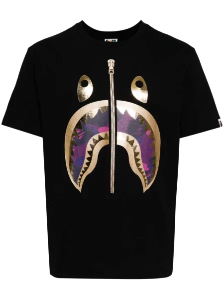 Tricou A Bathing Ape® cu imagine negru