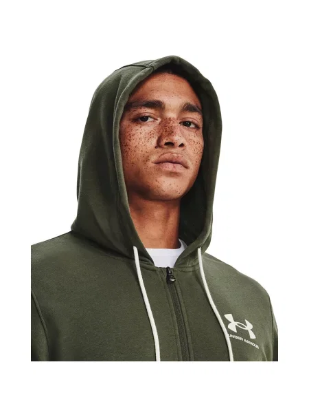 Hanorac Under Armour Rival Terry LC FZ Green L kaki
