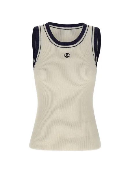 Haftowany top Seafarer prążkowany