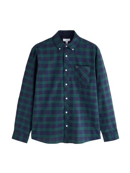 Next Cămașă bleumarin / verde negru