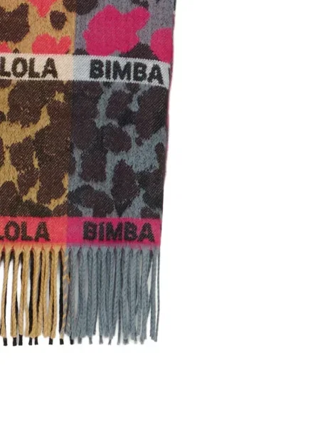 Ριγέ κασκόλ Bimba Y Lola με σχέδιο ροζ