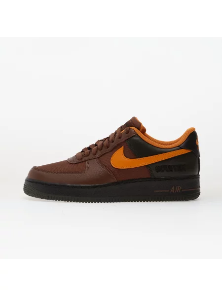 Sneakersy Nike Air Force 1 skórzane brązowe