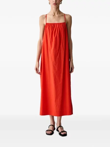 Rochie maxi Benetton cu legături roșu