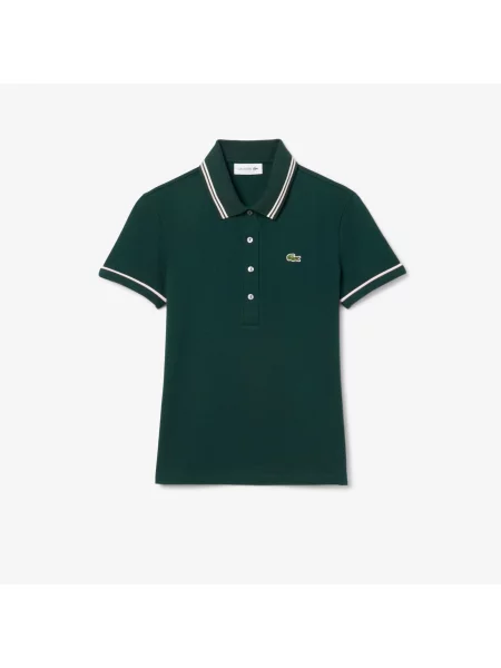 Поло Lacoste зеленое