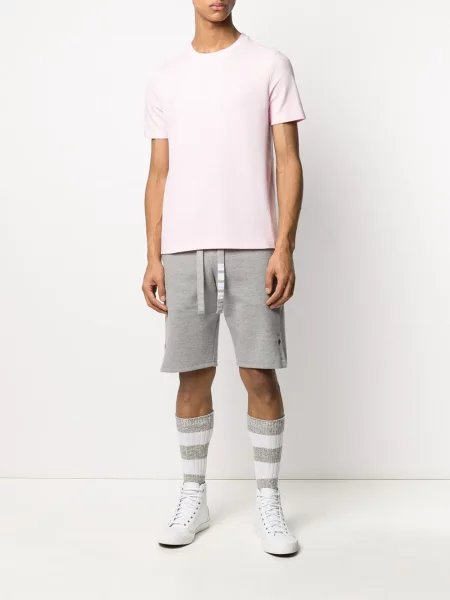 Klasikinio marškinėliai Thom Browne rožinė