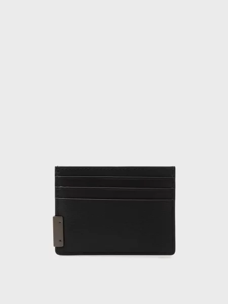 Кожаный кошелек Tommy Hilfiger черный