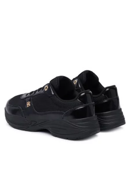 Sneakersy Tommy Hilfiger Modern Runner Shiny Leather čierna