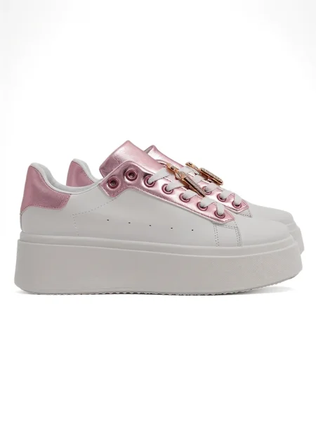 Sneakerși Resti alb