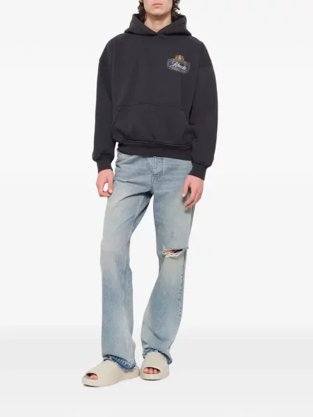 Hanorac cu glugă Rhude negru