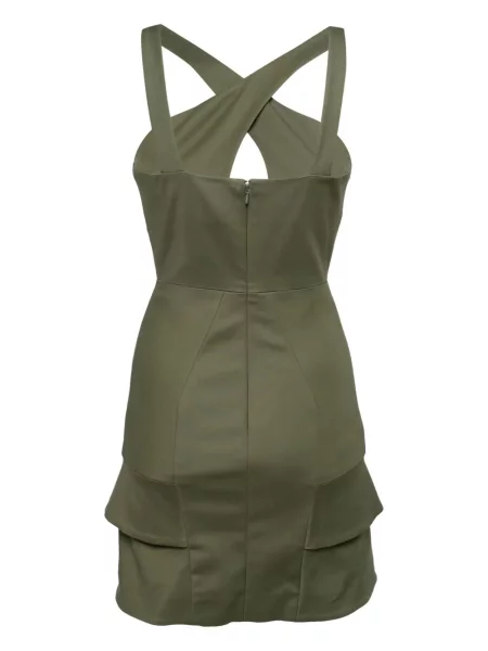 Rochie mini Cushnie de costum verde