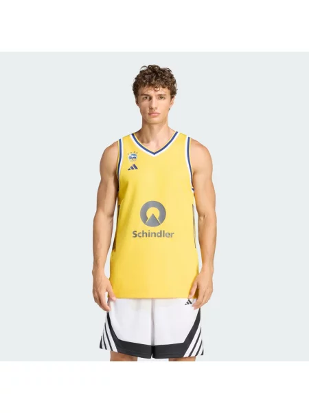 Koszykarska koszulka domowa Alba Berlin żółta