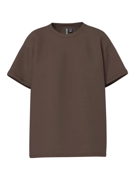 PIECES Tricou PCSKYLAR' maro