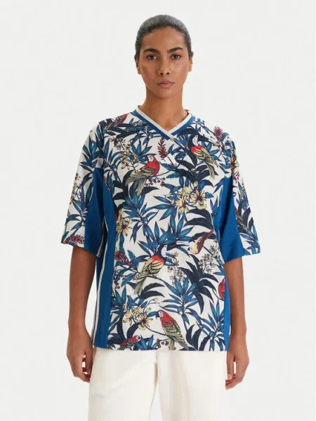 Adidas Tricou Farm Rio Premium albastru