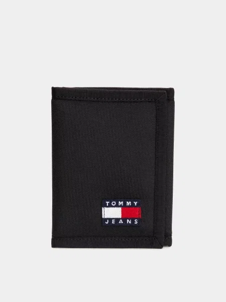 Переработанный кошелек Tommy Hilfiger черный