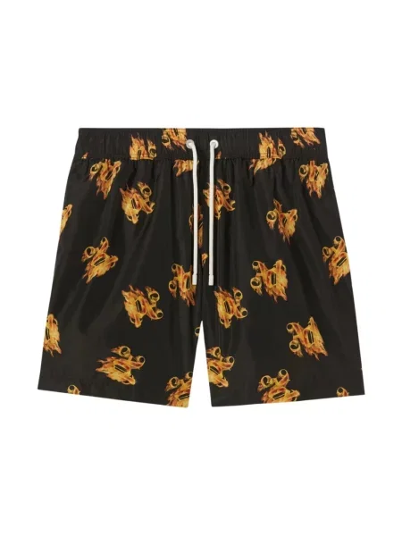 Wielobarwność kąpielówki Palm Angels casual czarne