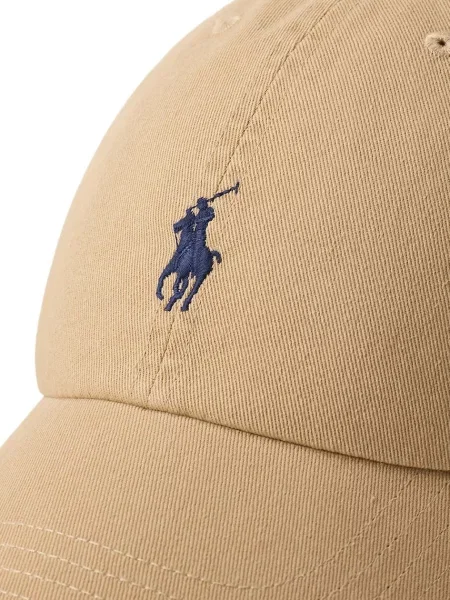 Polo Ralph Lauren czapka z daszkiem brązowa