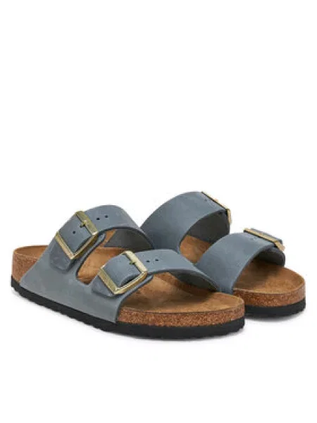 Pantofle BIRKENSTOCK Arizona LEOI Narrow basalt gray šedé