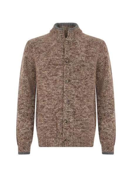 Cardigan Fedeli tricotate maro