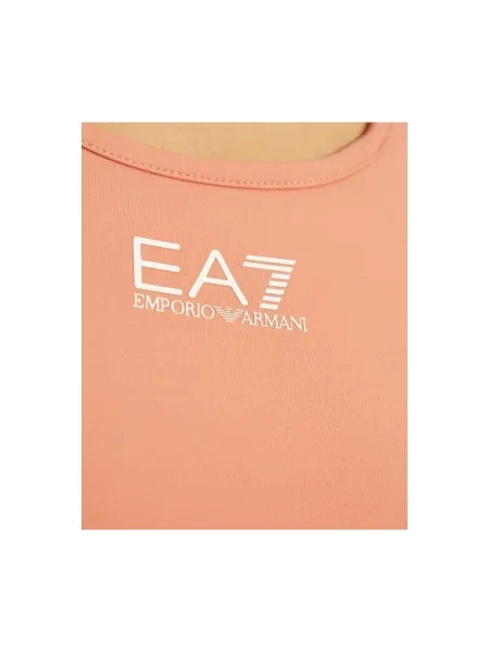 Emporio Armani športová podprsenka oranžová