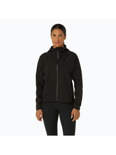 Jachetă de alergare pentru femei ASICS Metarun Waterproof performance black negru