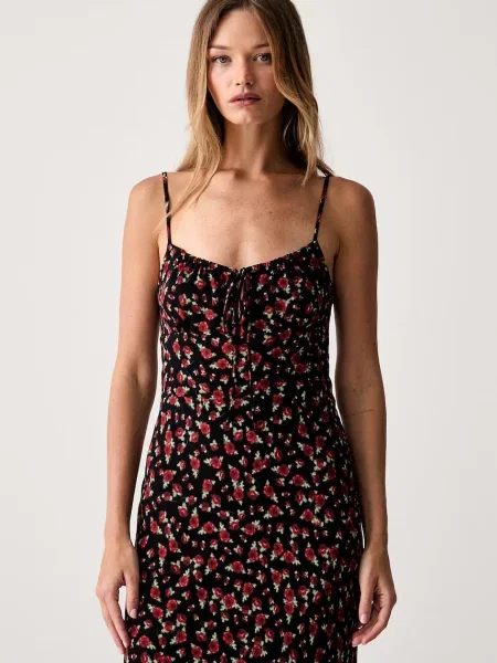 Le Privé сукня ROSELINE CHIFFON FLEUR