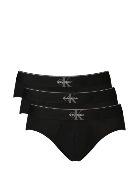 Chiloți multipac Calvin Klein cu autograf negru