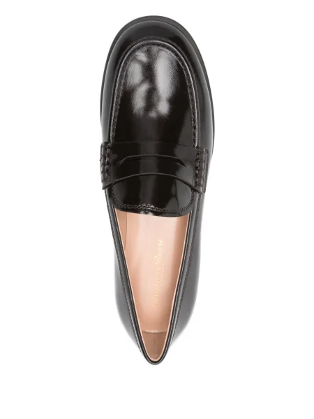 Pantofi loafer Gianvito Rossi din piele maro