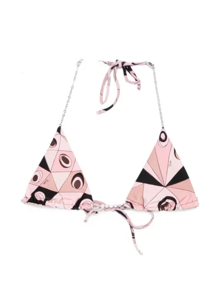 Top Pucci cu bretele roz