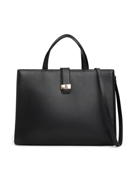TOMMY HILFIGER Ručna torbica HERITAGE' crna
