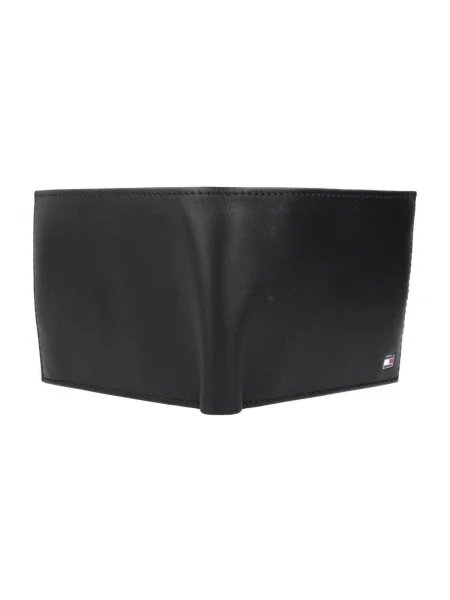Tommy Hilfiger De piele portofel + breloc negru