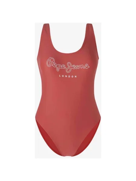 Strój kąpielowy Pepe Jeans Olena w kolorze głębokiej czerwieni w kolorze białym XS czerwony