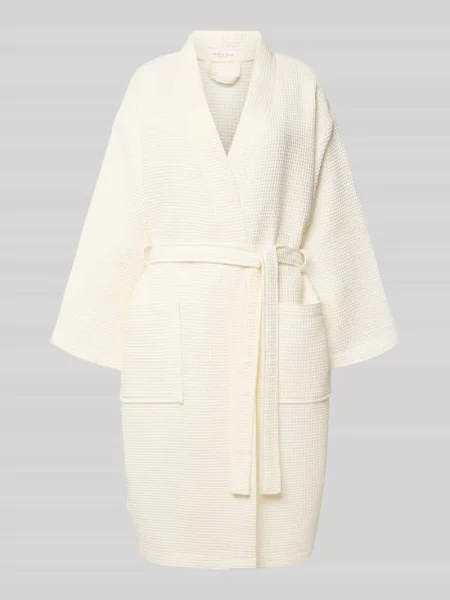 Szlafrok z w talii Christian Berg Woman biały