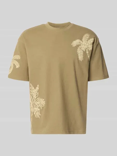 T-shirt z wyhaftowanym motywem Jake*s Studio Men