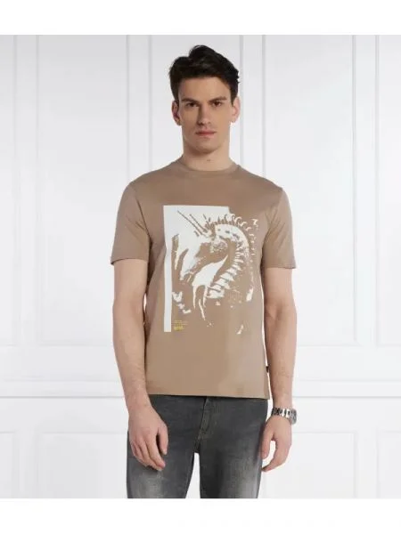 BOSS ORANGE Tricou Te_Sea_horse bej