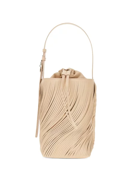 Bőr kézitáska Emporio Armani rojtokkal