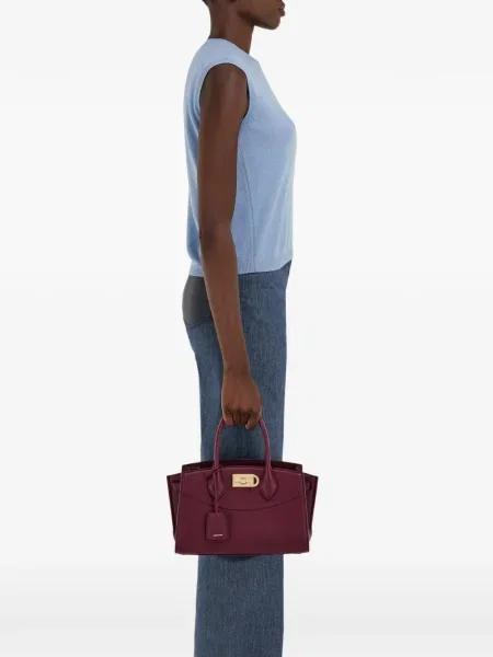 Geantă Ferragamo fără armătură roșu