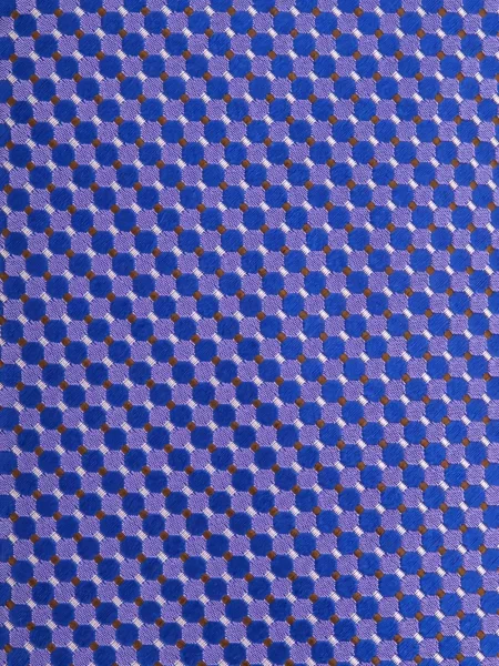 Cravată Eton cu imprimeu geometric albastru