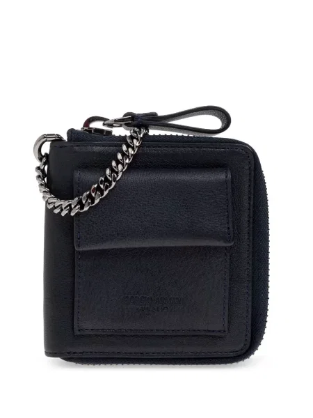Portofel Giorgio Armani din piele albastru