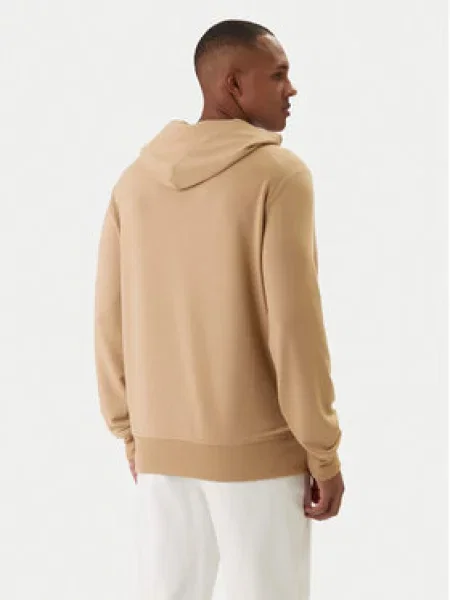 Mikina s kapucňou Polo Ralph Lauren s kapucňou béžová