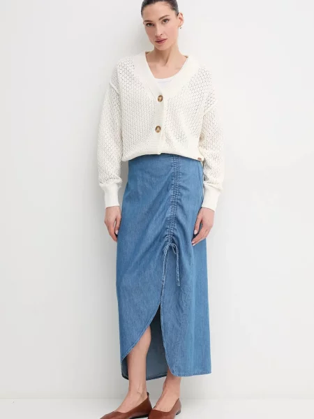 Джинсова спідниця Pepe Jeans MAXI SKIRT HW SUNSET maxi олівець