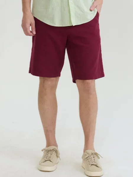 Felix Hardy Pantaloni bordeaux roșu
