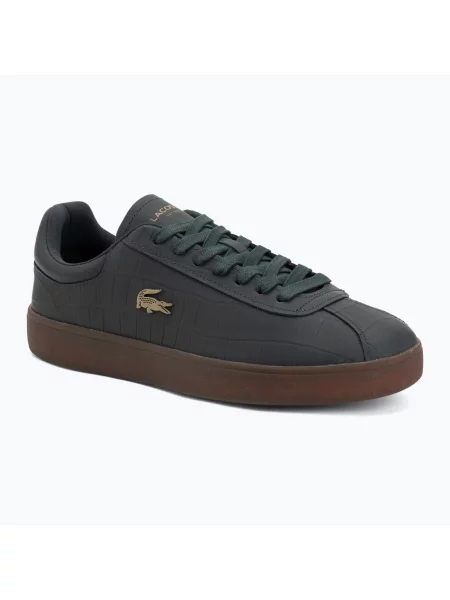 Încălțăminte pentru bărbați Lacoste Baseshot dark green/gum verde