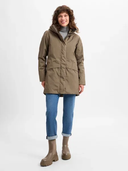 Didriksons Parka -CAJSA WNS PARKA 6 Kobiety Sztuczne włókno jednolity 34 brązowy
