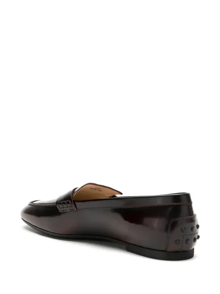 Kožené loafers Tod's hnědé